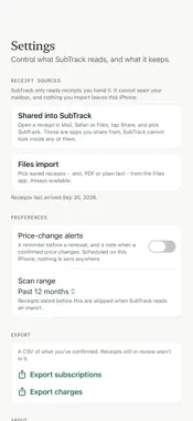 SubTrack: Subscription Finder screenshot 6