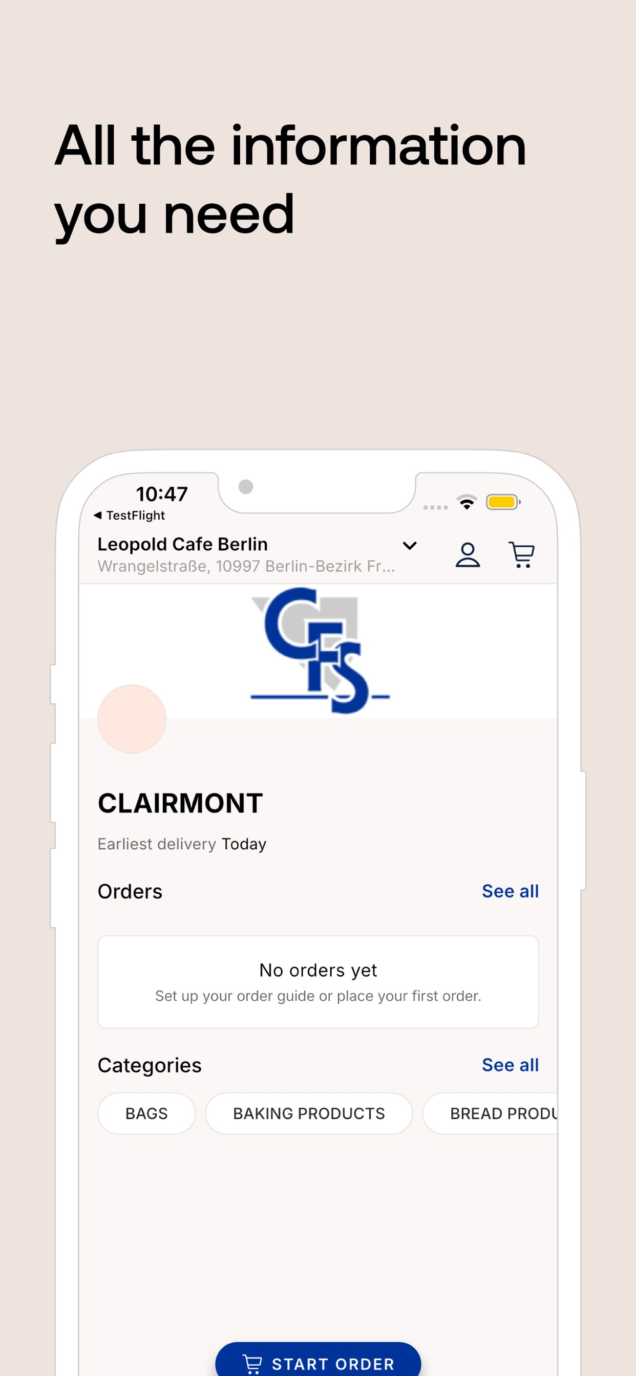 Clairmont Food Service screenshot 4