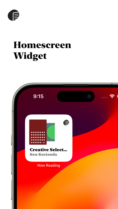 Now Reading Screenshot