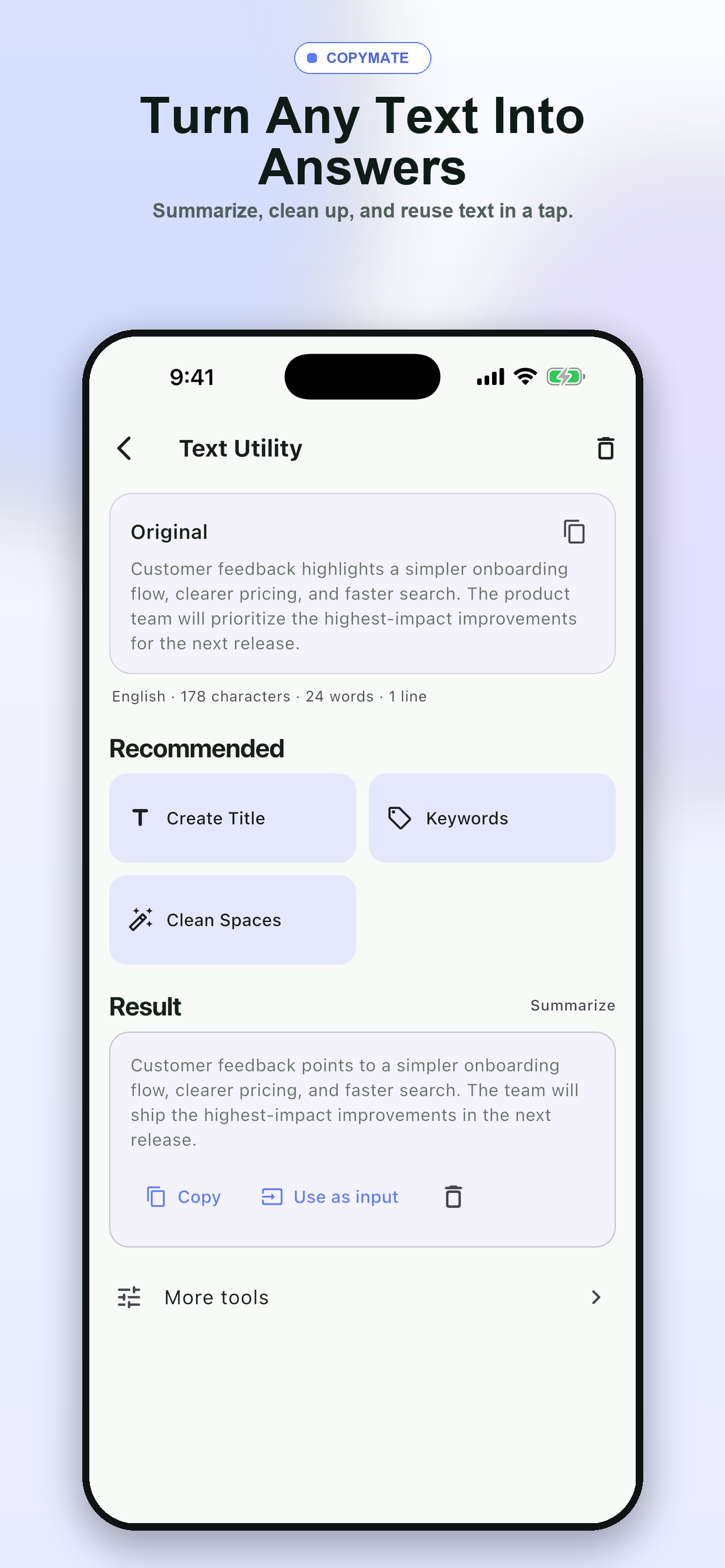 CopyMate: AI Clipboard Manager screenshot 3