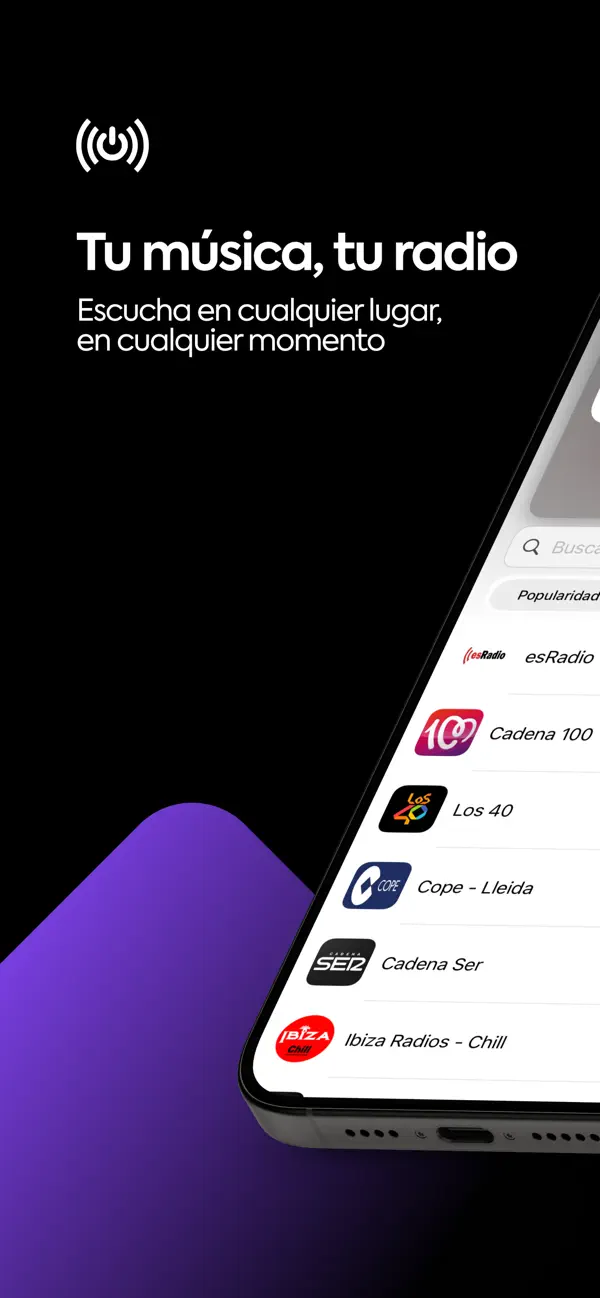 Screenshot #1 pour Radio ES: España FM Online