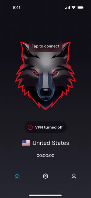 BlackWolfVPN screenshot 1