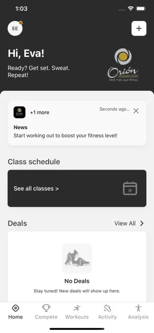 Orión Fitness screenshot 2