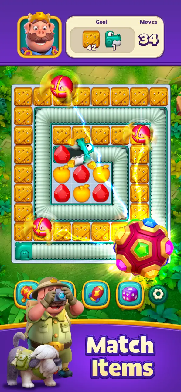 Piggy Kingdom - Match 3 Games Hack screenshot 4 - iOS game interface