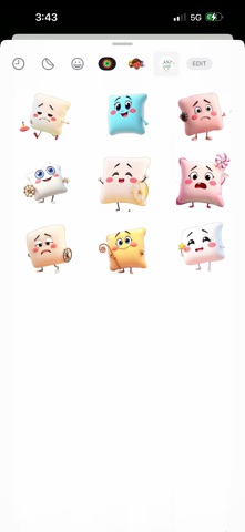 Dizzy Pillow Stickers screenshot
