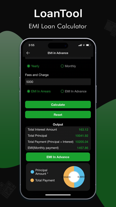 LoanTool : EMI Loan Calculator Screenshot