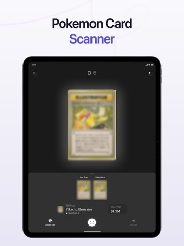 TCG Card Scanner Price Tracker iPad screenshot