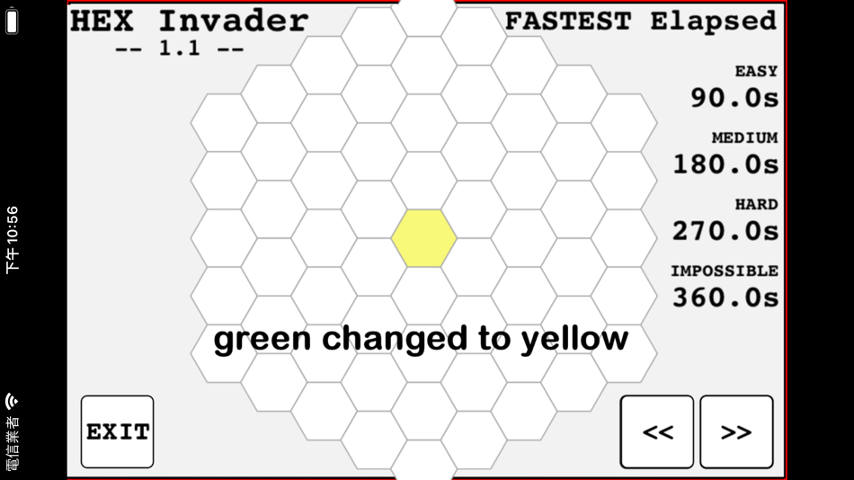 #3. Hexagon Invader (iOS) 由: CHIEN-HUNG CHEN