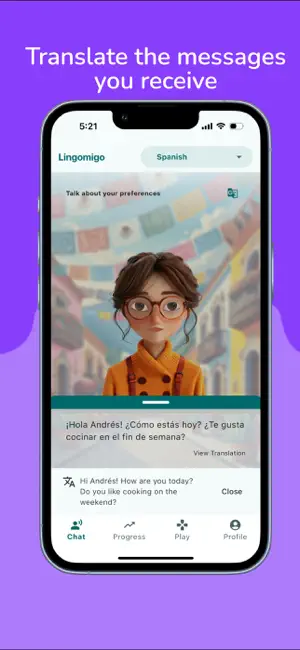 Lingomigo -Language practice screenshot 2
