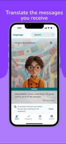 Lingomigo -Language practice Screenshot 2 of 4