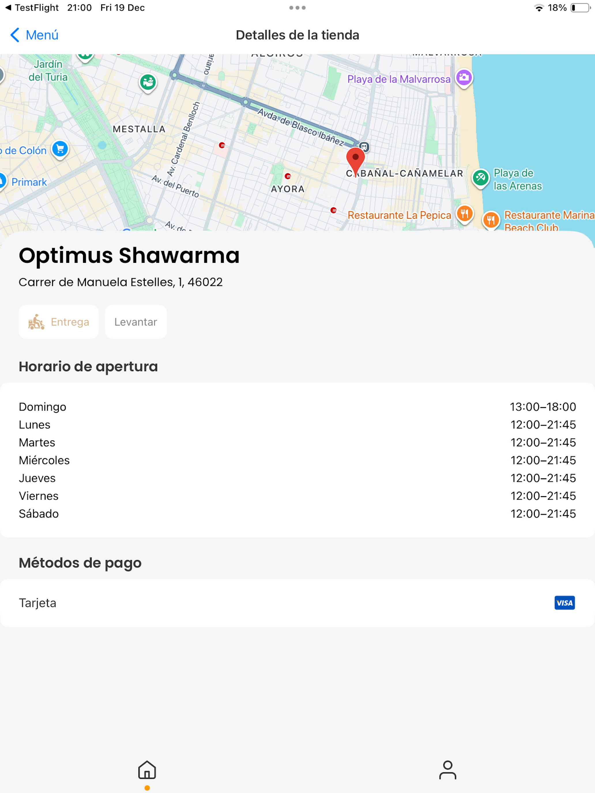 Optimus Shawarma - Valencia screenshot 6