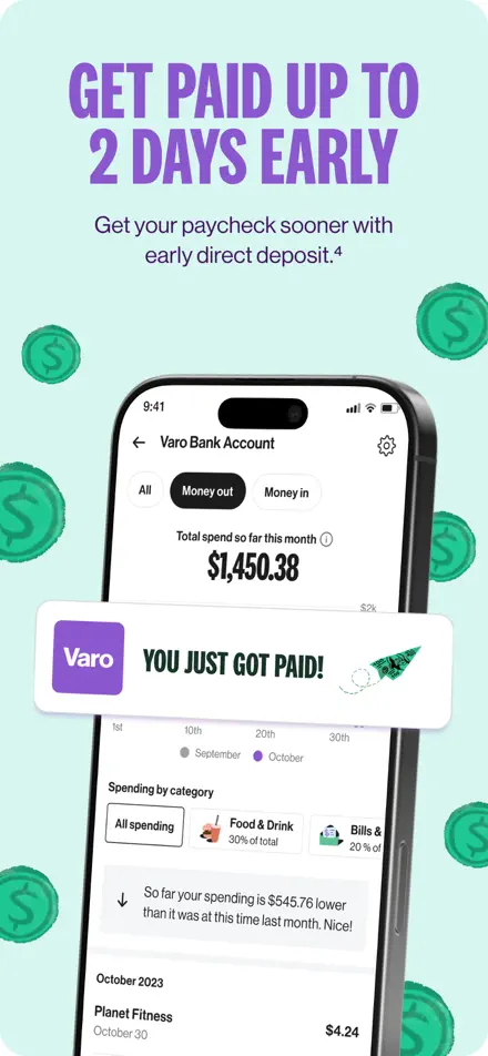 Varo Bank app screenshot 4