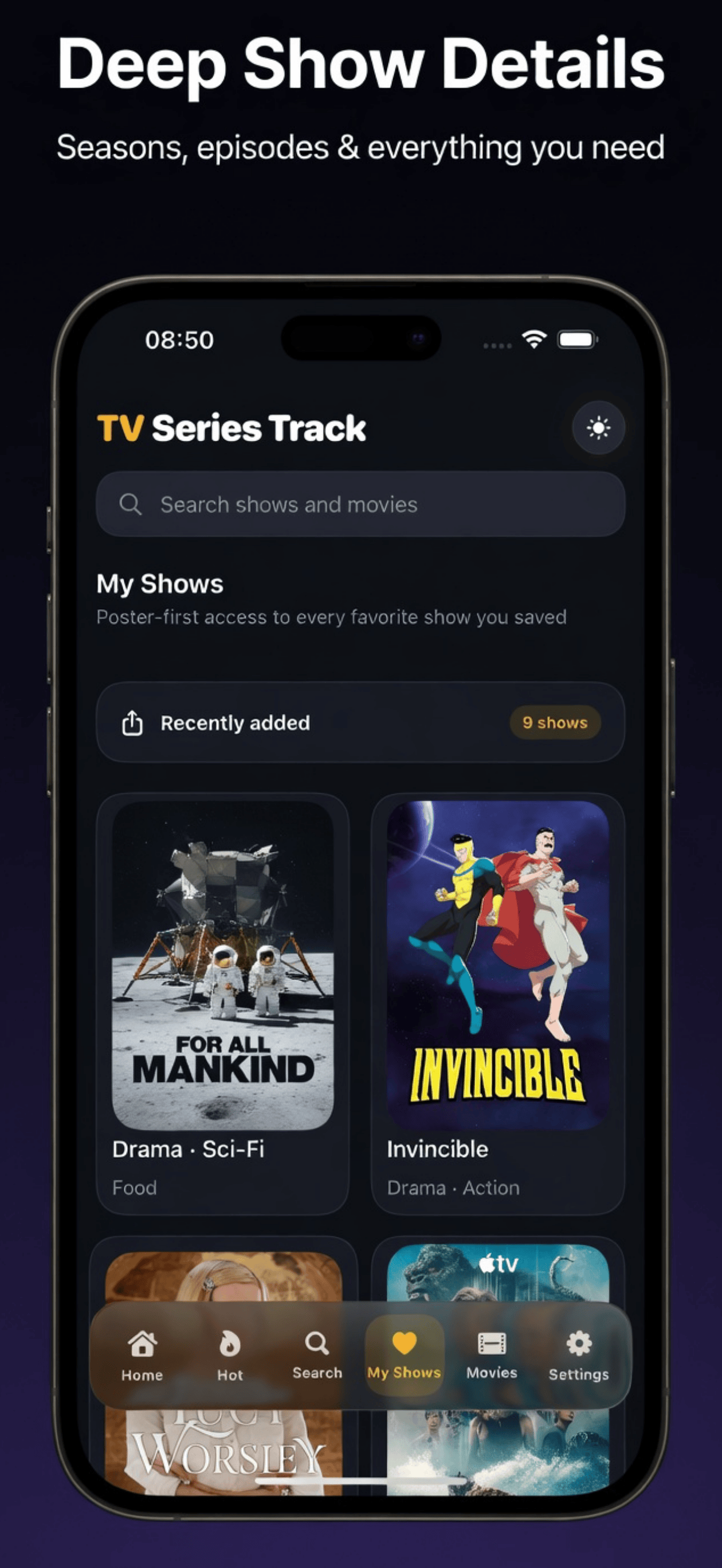 TV Series Track screenshot 4