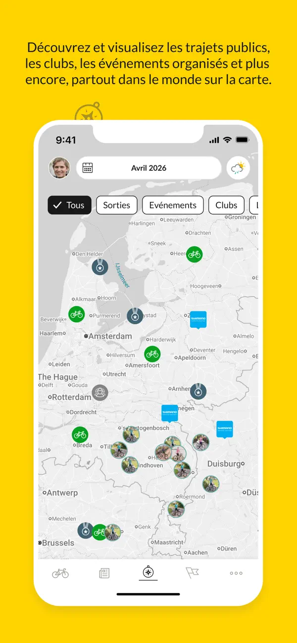 Screenshot #2 pour Cyql - connecte cyclistes