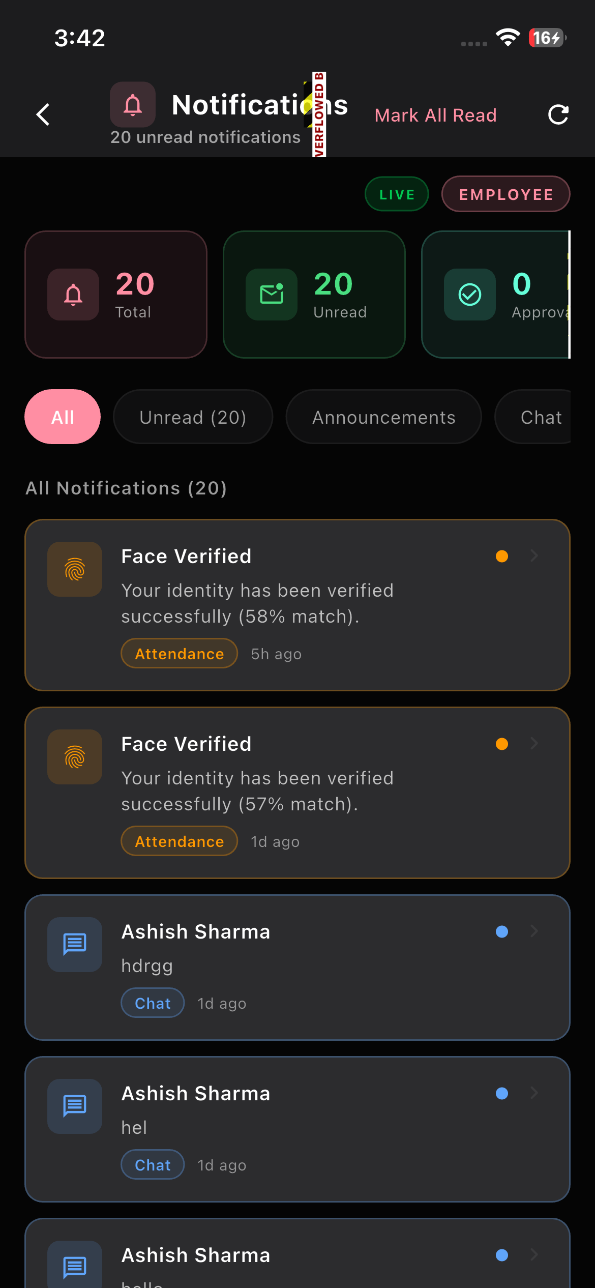 Aselea HRMS screenshot 2