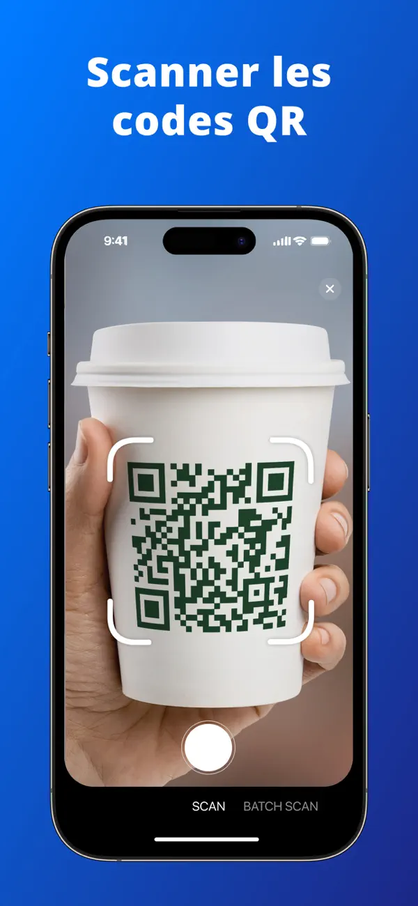 Screenshot #1 pour QR Code Scanner - Lecteur QR