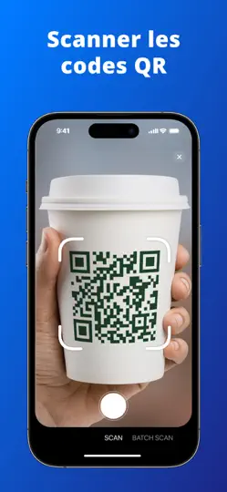 Capture d'écran de QR Code Scanner - Lecteur QR sur iPhone 1