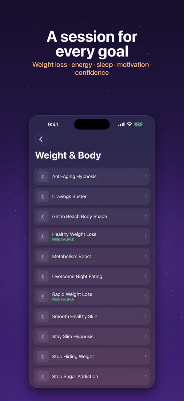 Screenshot #3 pour Weight-Loss Hypnosis