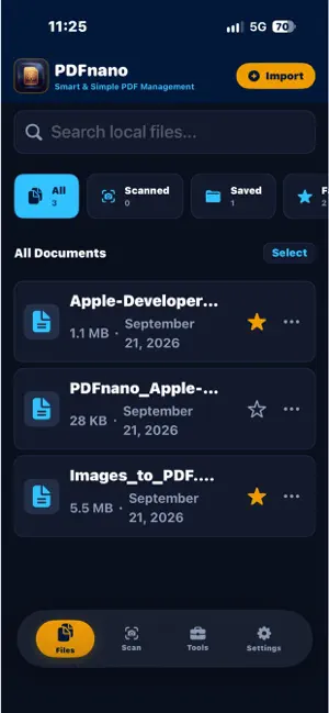 PDFnano: PDF Editor and Reader screenshot 1