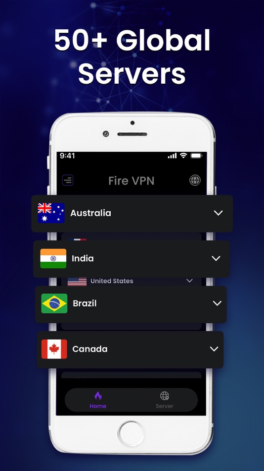 #1. Fire VPN: Fast, Safe, Private (macOS) 由: AppSmartz