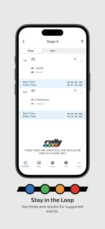 RallySafe - Spectators app screenshot 4 of 4