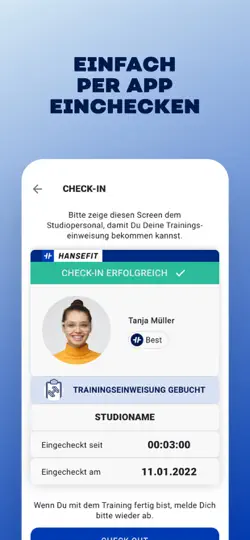 Screenshot von Hansefit auf dem iPhone 5