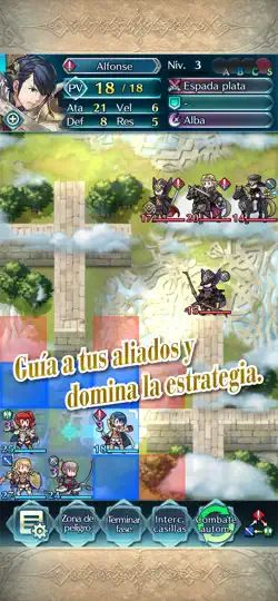 Captura de pantalla de Fire Emblem Heroes en iPhone 3