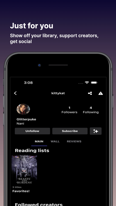 Yoru Stories: Fiction & Novels Screenshot