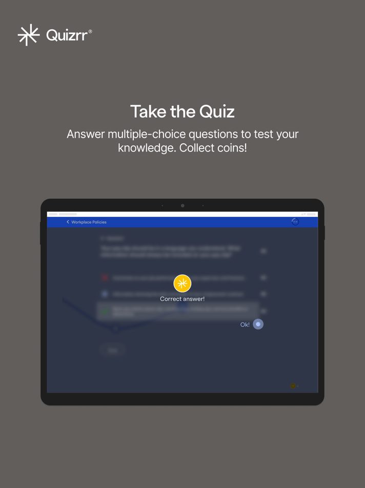 #5. Quizrr Tablet Training (iOS) 由: Quizrr