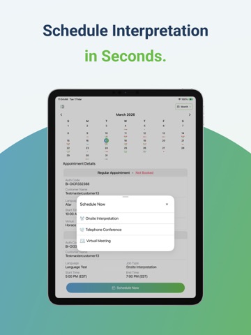 Baystate Client iPad screenshot