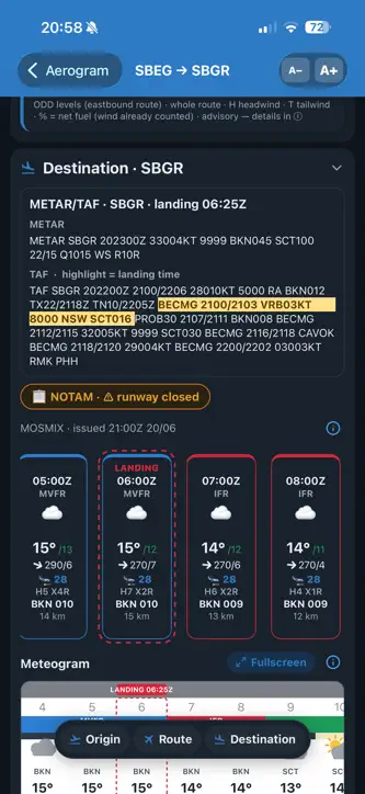 Aerogram - Flight Weather screenshot 7