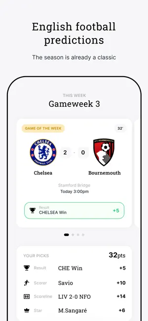 Trivela: Soccer Predictions screenshot 1