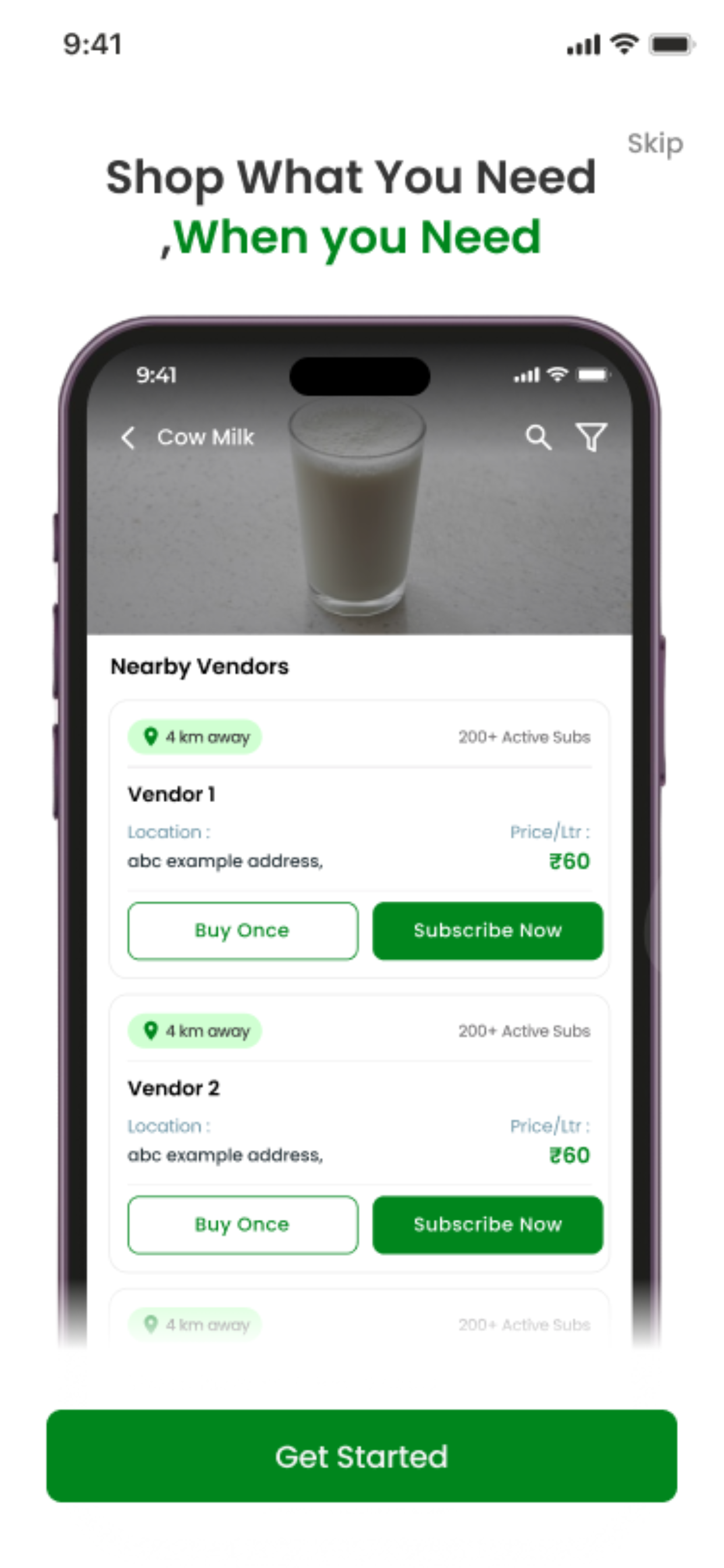 Dairy on Door - Consumer