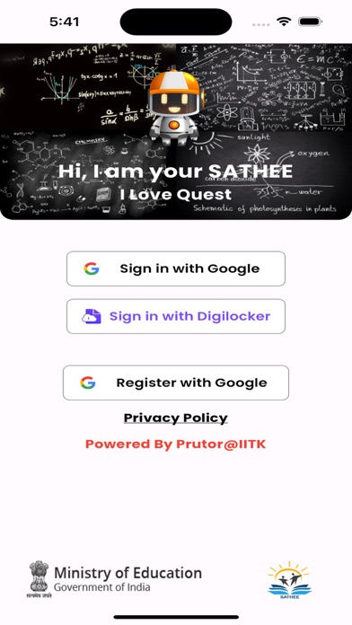 Sathee App Screenshot