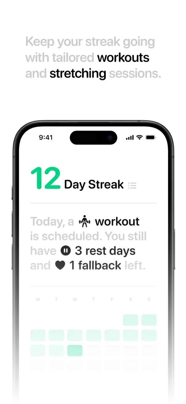 Screenshot #1 pour traina – lift, stretch, repeat