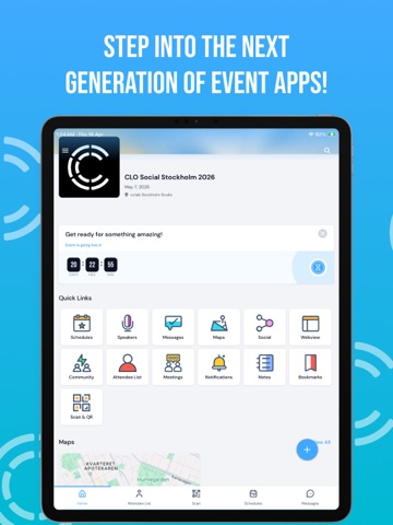 CLO Summits iPad screenshot