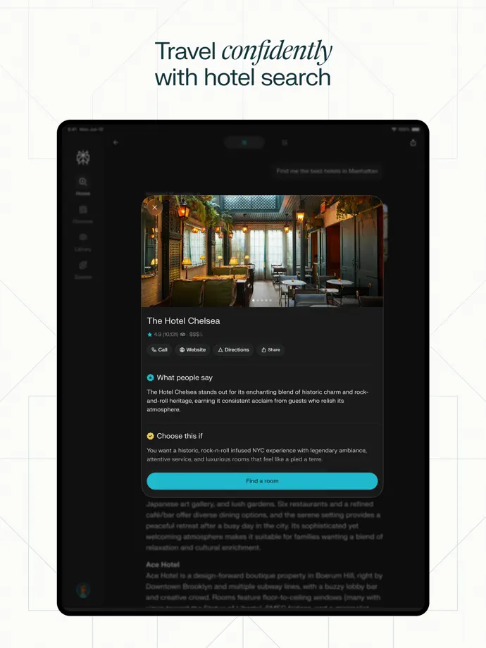 Perplexity iPad screenshot 8
