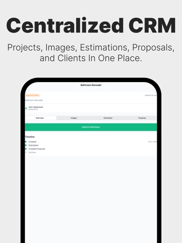 HB Construction Estimate Maker iPad screenshot