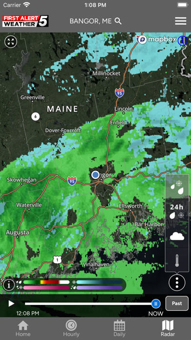WABI TV5 Weather App Screenshot