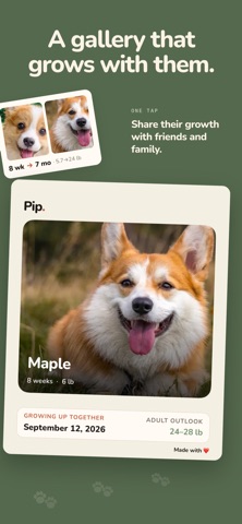 Pip: Puppy Growth Tracker Screenshot 4 of 9