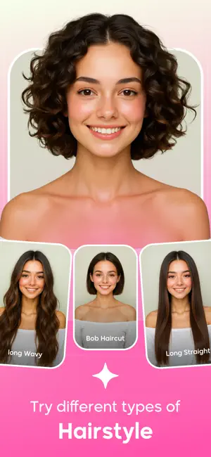 AI Hairstyle : AI Color & Bald screenshot 2