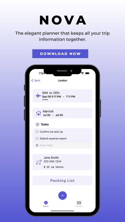 Nova Travel Planner