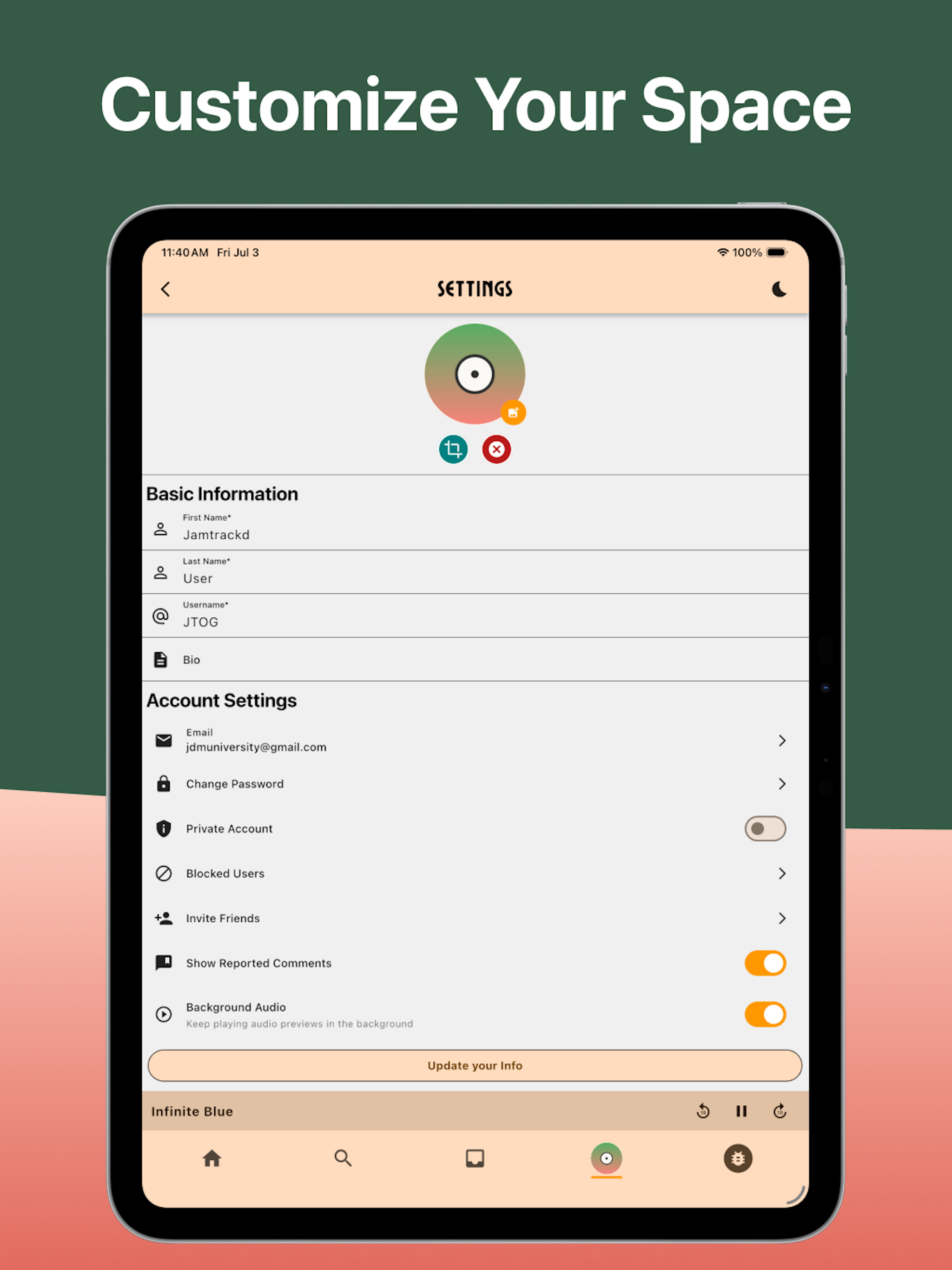 Jamtrackd screenshot 8