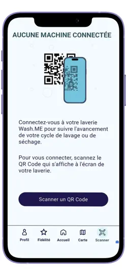 Capture d'écran de Wash.ME sur iPhone 6