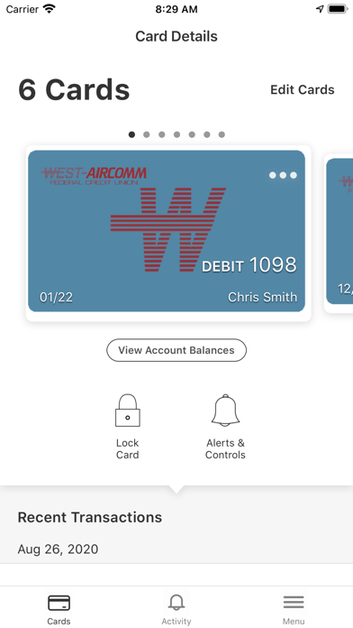 West-Aircomm CardGuard Screenshot