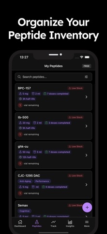 Peptide Tracker & Calculator Screenshot 5 of 5