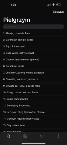 Śpiewnik Pieśni screenshot