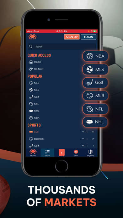 Crab Sports Screenshot