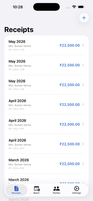 Rent Receipt - HRA Proof Screenshot 3 of 5