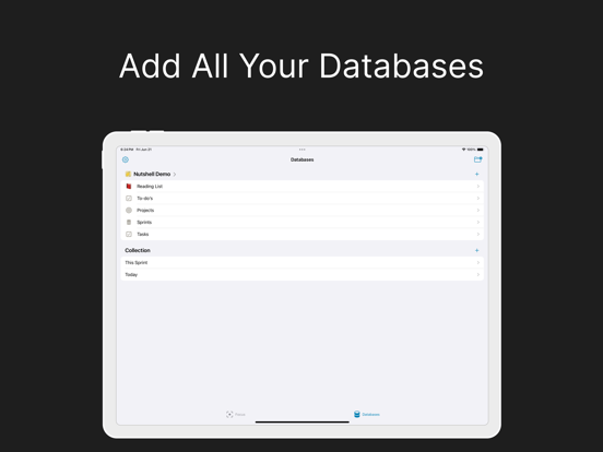 Nutshell: Widgets for Notion iPad screenshot 6 - Productivity app
